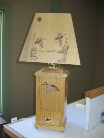 Duck Lamp with Drawer