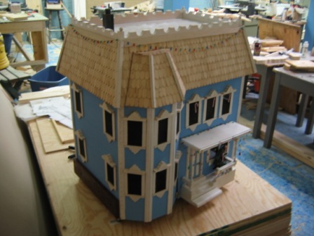 Doll house on 4 x 8 sheet of plywood