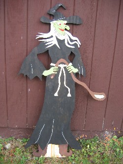 Witch Standing with Spoon